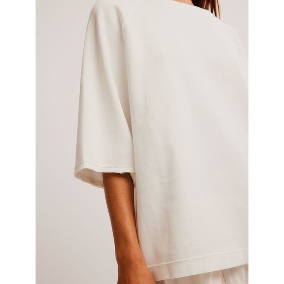 Free People White Short Sleeve Tee NWT - Picture 4 of 5